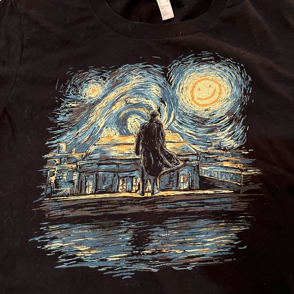Starry Reichenbach Fall Sherlock Shirt - Picture 4 of 7